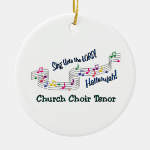 Ornement En Céramique Cnotes Choir Tenor
