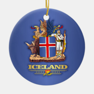 Ornement En Céramique COA Islande