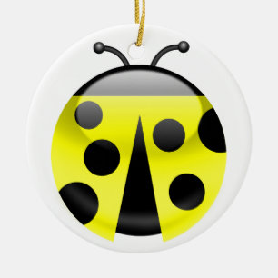 Ornement En Céramique Coccinelle