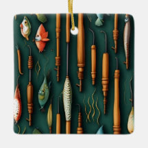 Collection de leures de pêche