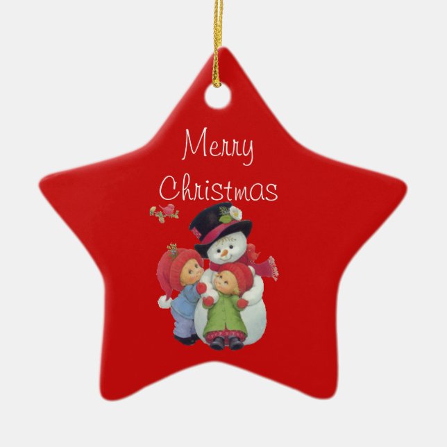 Ornement En Céramique Collection de Noël Suzanne Elizabeth - (Devant)