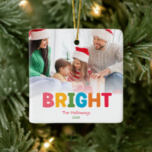 Ornement En Céramique Coloré Et Lumineux