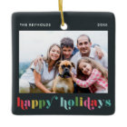 Coloré Gras Type Joyeux Fêtes Photo Noël