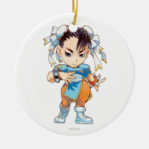 Ornement En Céramique Combattant superbe II Turbo Chun-Li de puzzle