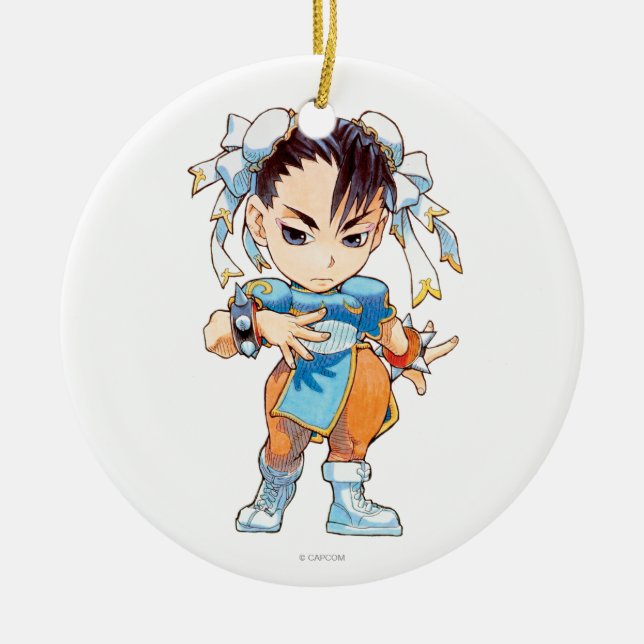 Ornement En Céramique Combattant superbe II Turbo Chun-Li de puzzle (Devant)