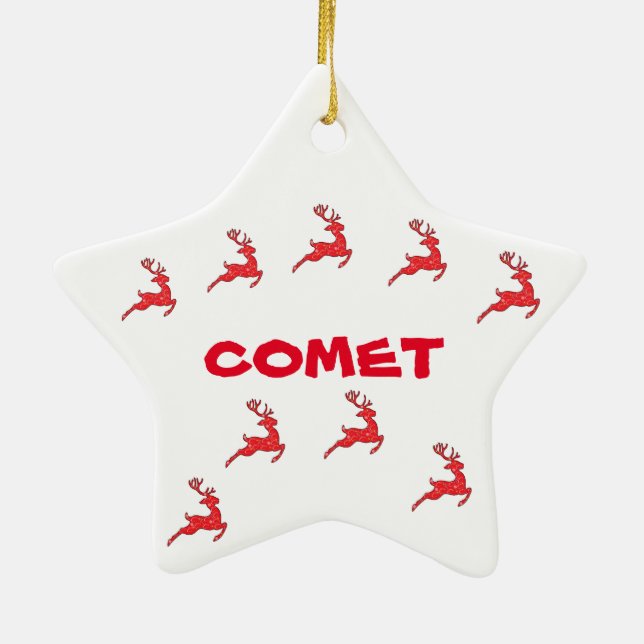 ORNEMENT EN CÉRAMIQUE COMET - ORNAMENT (LES RÉINDEURS) (Dos)