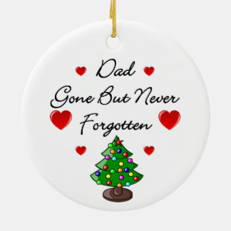 Ornement en céramique commémoratif d'arbre de Noël