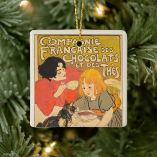 Ornement En Céramique Compagnie Française des Chocolats et des Thés, Art