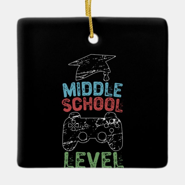 Ornement En Céramique Complexe de niveau d'école middle (Devant)