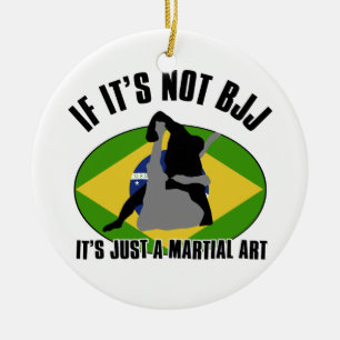 Ornement En Céramique conception brésilienne-jiu-jitsu