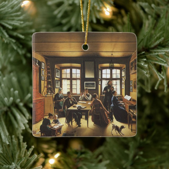 Ornement En Céramique Concert de famille Bâle par Sebastian Gutzwiller (Arbre)