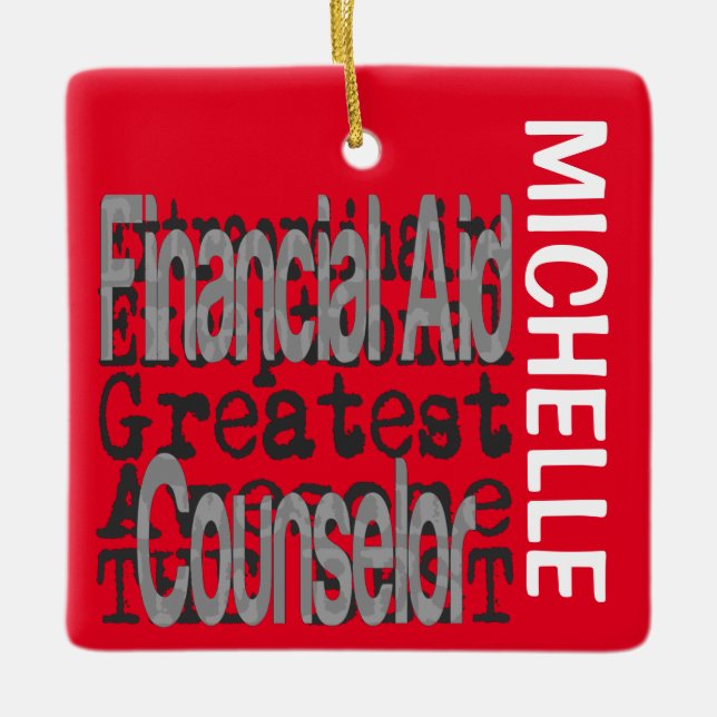 Ornement En Céramique Conseiller en aide financière Extraordinaire CUSTO (Devant)