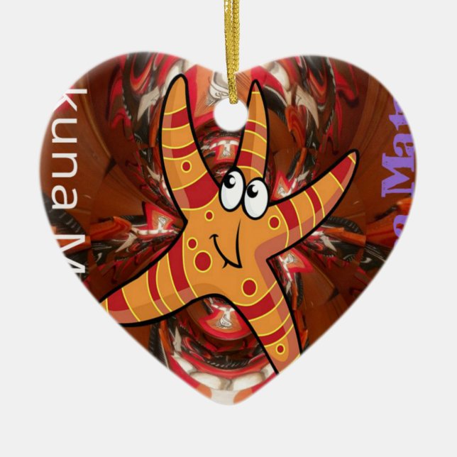 Ornement En Céramique Couleur en cours (Devant)