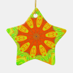 Ornement En Céramique Couleurs Samba