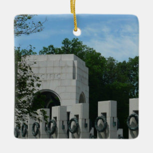 Ornement En Céramique Couronnes du mémorial de la Seconde Guerre mondial
