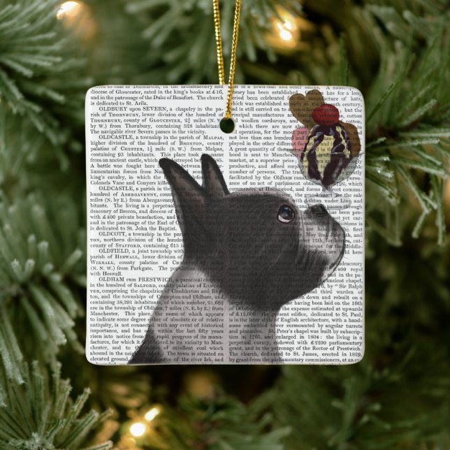 Ornement En Céramique Crème glacée Boston Terrier (Arbre)