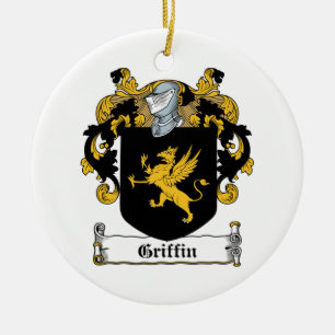 Ornement En Céramique Crête de famille de griffon