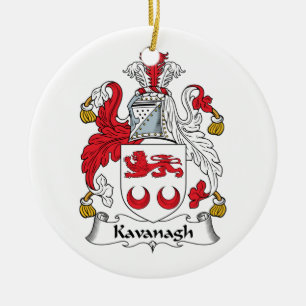 Ornement En Céramique Crête de famille de Kavanagh