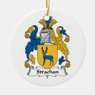 Ornement En Céramique Crête de famille de Strachan