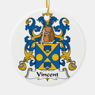 Ornement En Céramique Crête de famille de Vincent