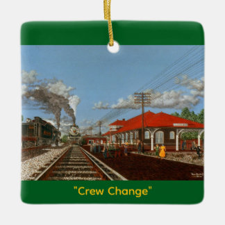Ornement En Céramique "Crew Change" by Tom Rock Ceramic Ornament