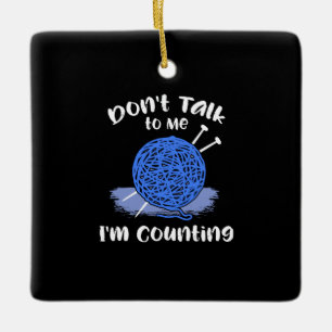 Ornement En Céramique Crocheting