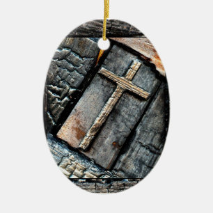 Ornement En Céramique Croix de protection