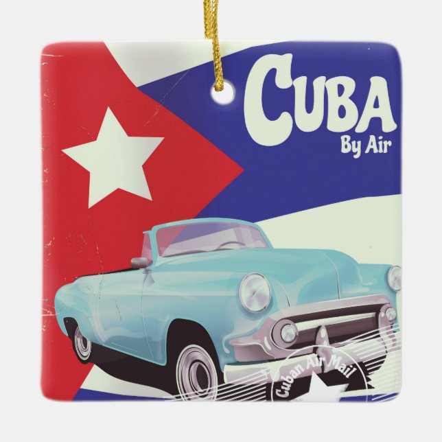 Ornement En Céramique Cuba par Air (Devant)