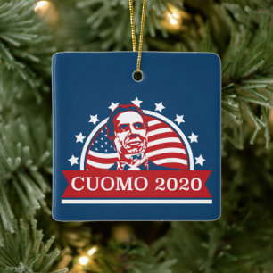 Ornement En Céramique Cuomo 2020   Vote pour le président