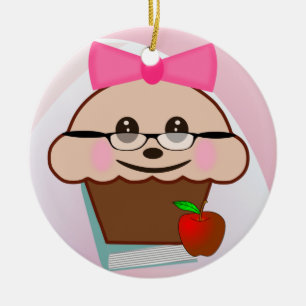 Ornement En Céramique Cupcake