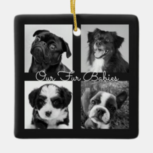 Ornement En Céramique Cute Simple Fourrure Bébés Animal Animaux Animaux