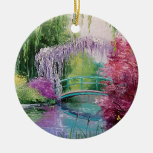 Ornement En Céramique dans le jardin de Monet