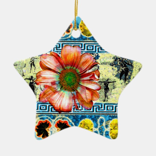 Ornement En Céramique Danse ancienne (Devant)