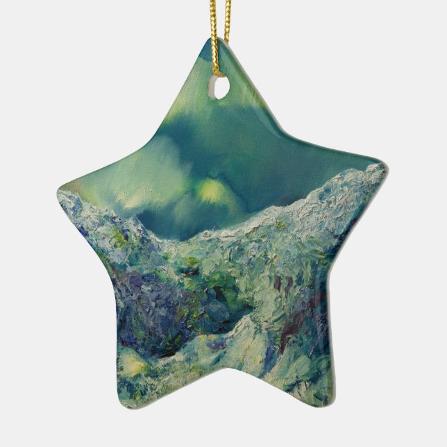 Ornement En Céramique Danse Borealis (Gauche)