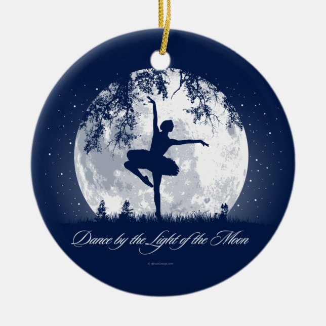 Ornement En Céramique Danse de la lune (Devant)