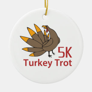 ORNEMENT EN CÉRAMIQUE DANSE DU TURKEY TROT