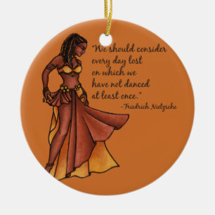 Ornement En Céramique Danse quotidienne