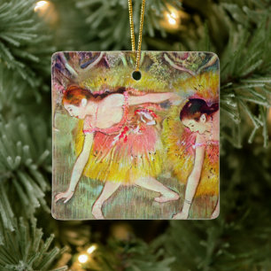 Ornement En Céramique Danseurs se penchent par Edgar Degas, Ballet Art