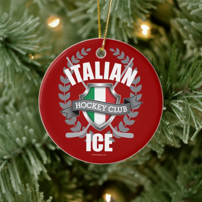 Ornement en céramique de glace italienne (Arbre)