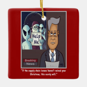 Ornement en céramique de la chaîne d'approvisionne