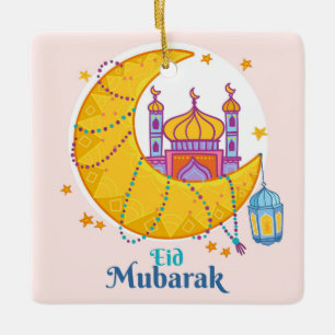 Ornement en céramique de l'Aïd Moubarak