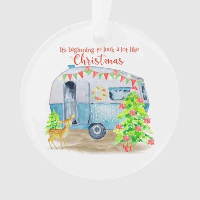 Ornement en céramique de Noël (devant)