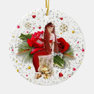 Ornement en céramique de Noël