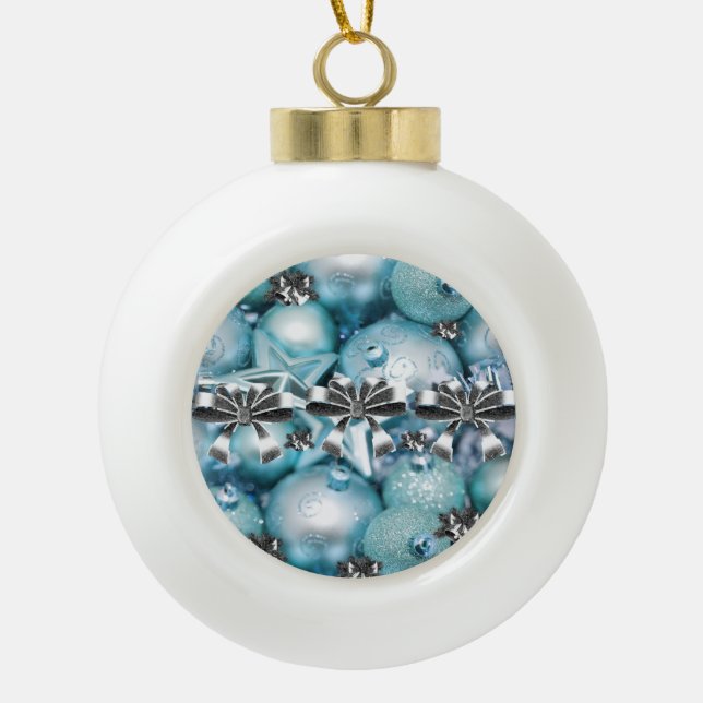 Ornement en céramique de Noël (Devant)