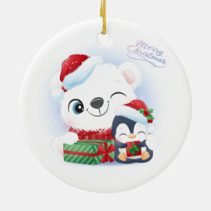 Ornement en céramique de Noël