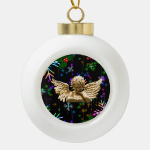 Ornement en céramique de Noël, Ange de Noël