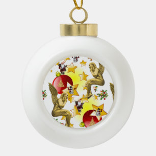Ornement en céramique de Noël, Ange de Noël