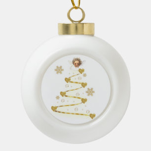 Ornement en céramique de Noël, Ange de Noël
