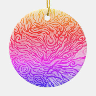 Ornement en céramique de poisson rouge - art de Ne