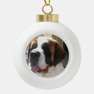 Ornement en céramique de St Bernard